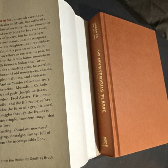 The Mysterious Flame of Queen Loana Umberto Eco 1st Ed. HC 2005 Harcourt - Picture 3 of 11